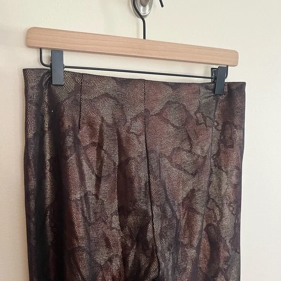MOTHER Snakeskin High Waist Seamless Looker Ankle Pant